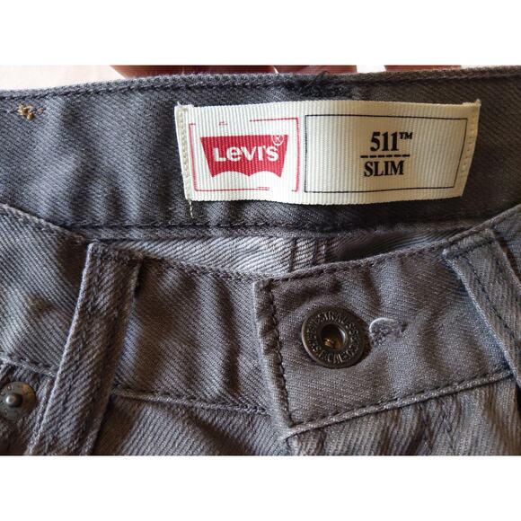 Levi's 511 TM 18 Reg 29x29 Gray Men's - Picture 2 of 8